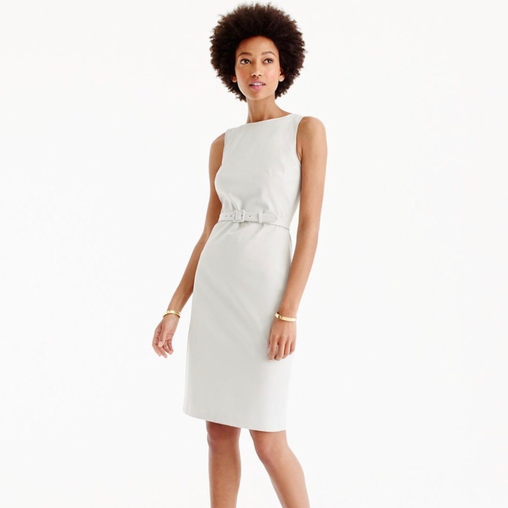 J Crew 2-way Stretch Belted Dress - Worn Once!